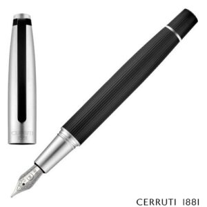 Stylo plume Benson Black & Chrome