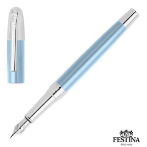 Stylo plume Classicals Chrome Light Blue
