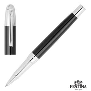 Stylo roller Classicals Chrome Black