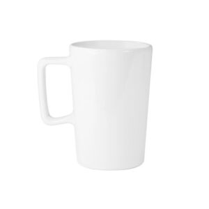 Mug céramique blanche brillante 330ml - FELIX