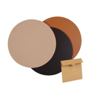 Sous verres cuir régénéré
