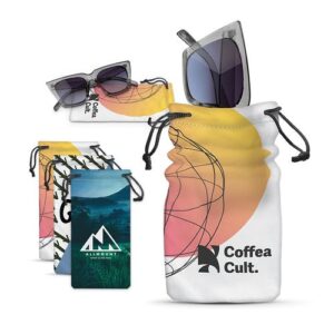 ETUI POCHETTE A LUNETTES EN MICROFIBRES