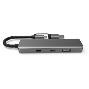 HUB USB-A & USB-C 5-en-1