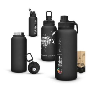 BOUTEILLE GOURDE ISOTHERME DOUBLE-PAROI FINITION SOFT TOUCH 1 L