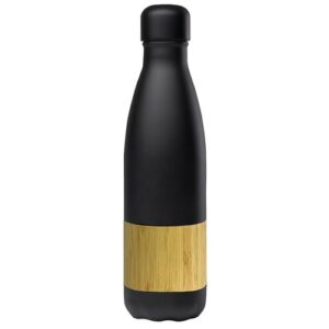 Bouteille isotherme acier inoxydable RCS Finition bambou - ENVIRONNEMENT & NATURE