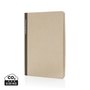 Carnet A5 en papier canne à sucre Stylo