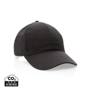 Casquette 6 panneaux en coton recyclé 190gr IMPACT