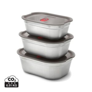 Set de boites repas x3 Petite, Moyenne, Grande Black+Blum