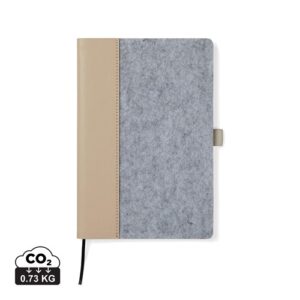 VINGA Carnet en feutre recyclé GRS Albon