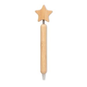 STARPEN Stylo à bille étoile en bambou