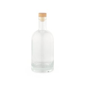 Bouteille Piave en verre 800 ml. Bouchon en bois