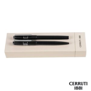 Parure Block Black (stylo bille & stylo plume)
