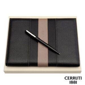 Parure CERRUTI 1881 (stylo bille & écritoire A5)