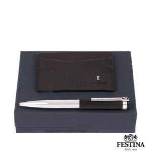 Parure Festina (stylo bille & porte-cartes)