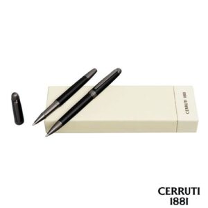 Parure Holborn Black & Gun (stylo bille & stylo roller)