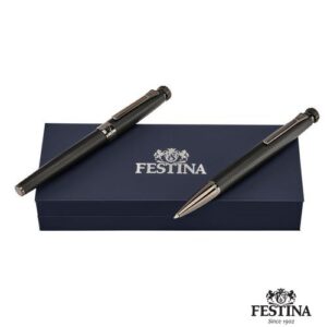 Parure Interlace Black (stylo bille & stylo plume)