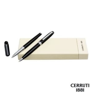 Parure Leap Classic Black (stylo bille & stylo roller)