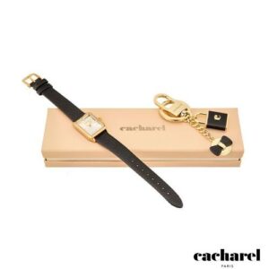 Parure Séraphine Black (porte-clefs & montre)