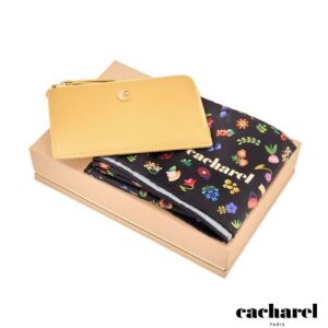 Parure Séraphine (porte-cartes & foulard)