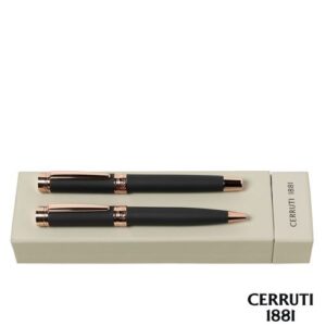 Parure Zoom Soft Navy (stylo bille & stylo roller)