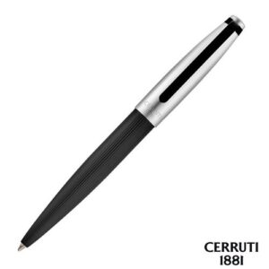 Stylo bille Benson Black & Chrome