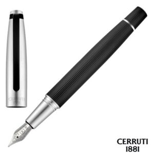 Stylo plume Benson Black & Chrome