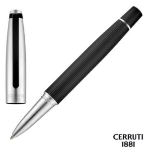 Stylo roller Benson Black & Chrome