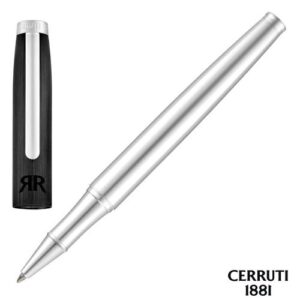 Stylo roller Rivington Black & Chrome