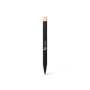 NOCLIP 187AB - Porte mine noir avec push en bambou