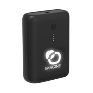 RAITO - BATTERIE DE SECOURS ULTRA SLIM RETRO-ÉCLAIRÉE 10 000 MAH NOIR